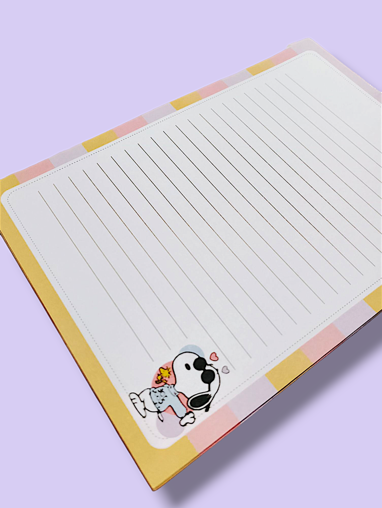 Bloco de anotações Snoopy