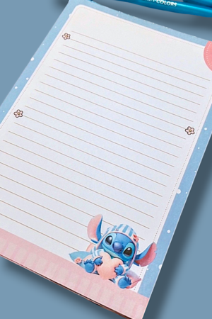 Bloco de anotações stich