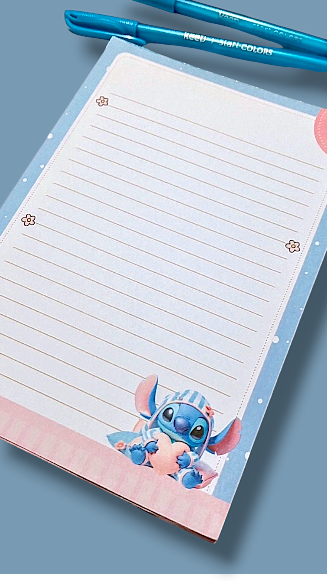 Bloco de anotações stich