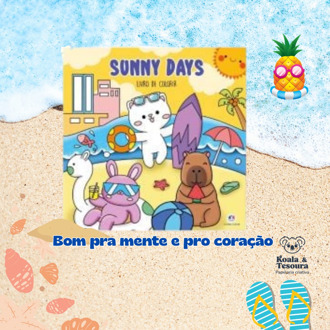 Livro de colorir - Sunny Days