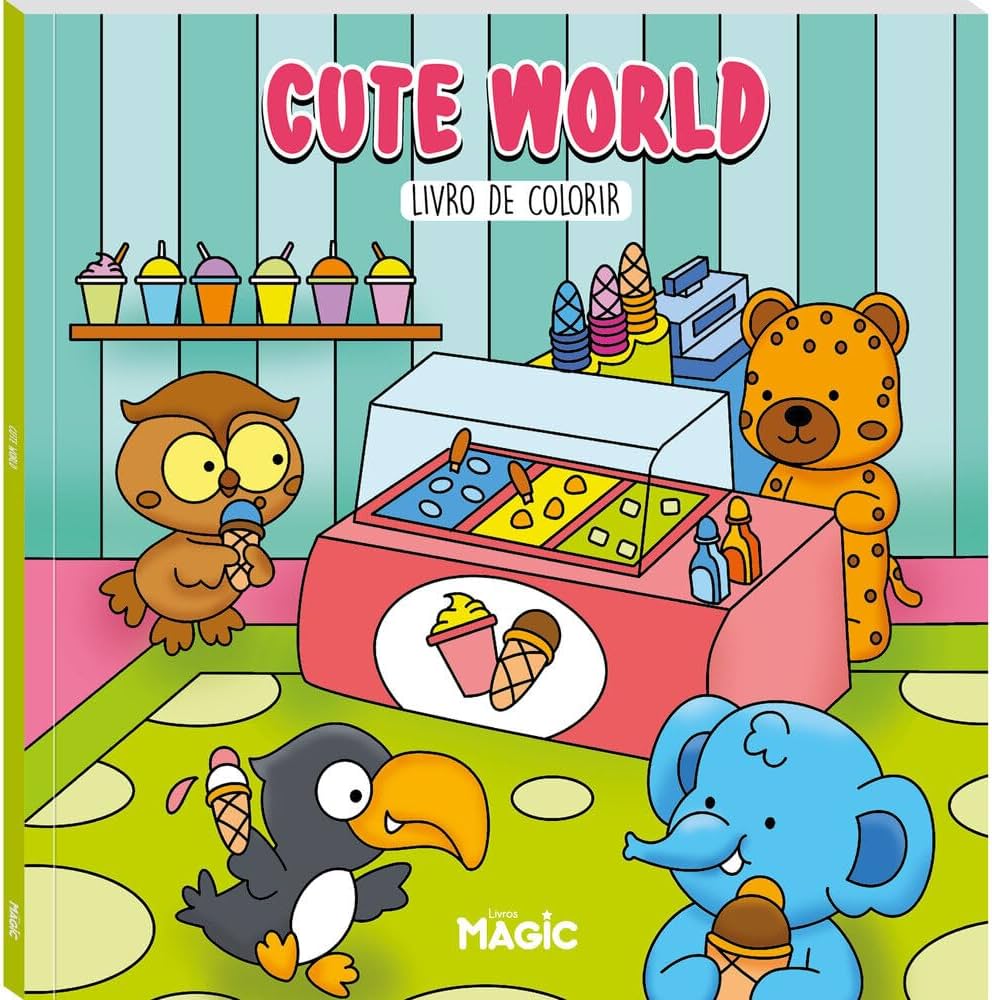 Livro de colorir ( Sorveteria)