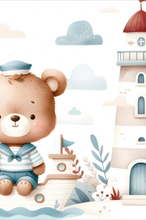 Livro do bebê –  Ursinho marinheiro