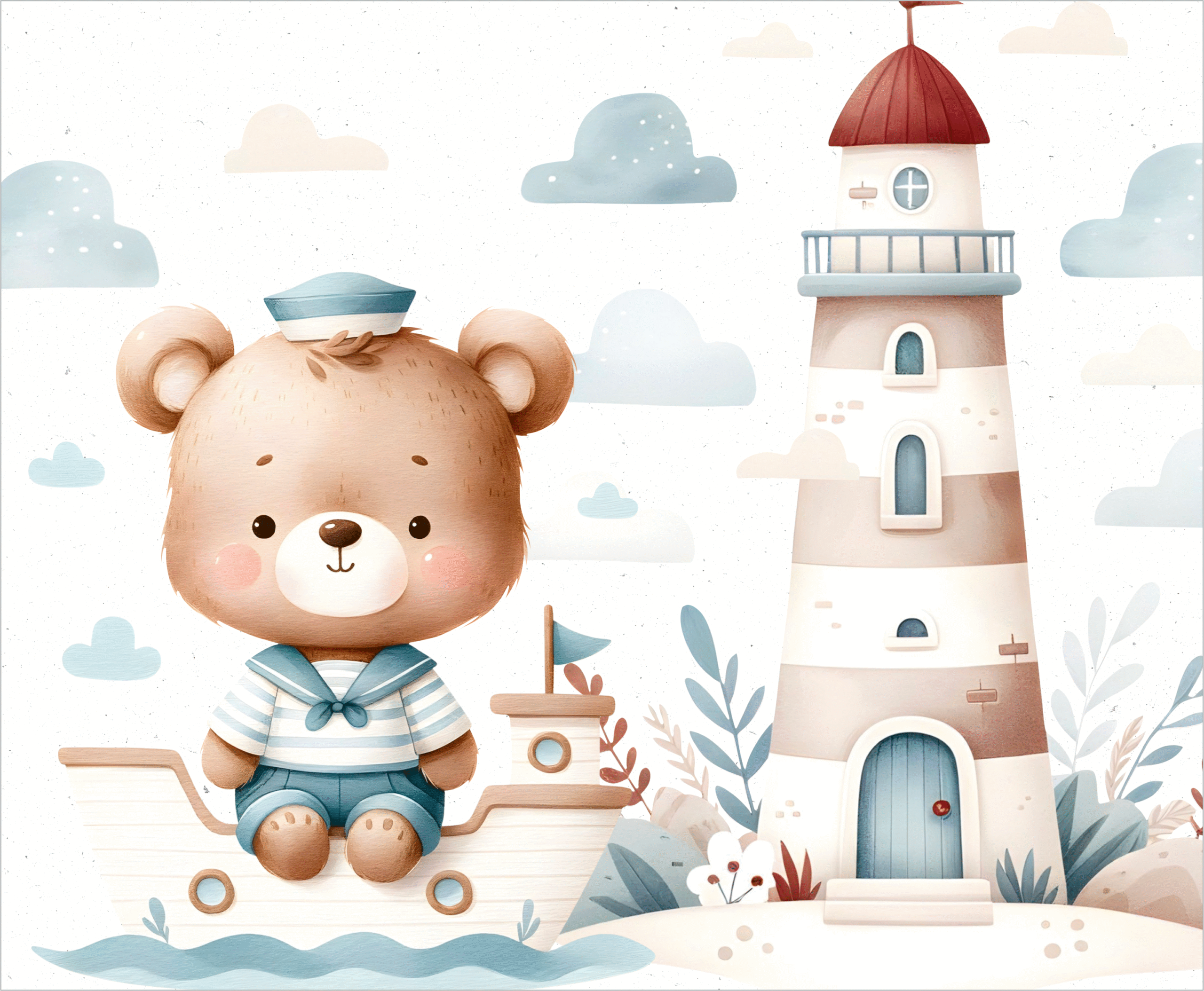 Livro do bebê –  Ursinho marinheiro