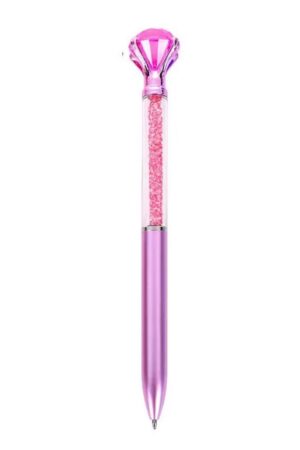 Caneta diamante ( rosa pink)