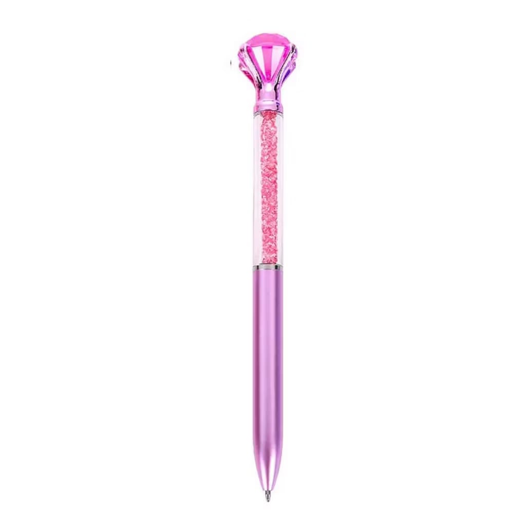 Caneta diamante ( rosa pink)